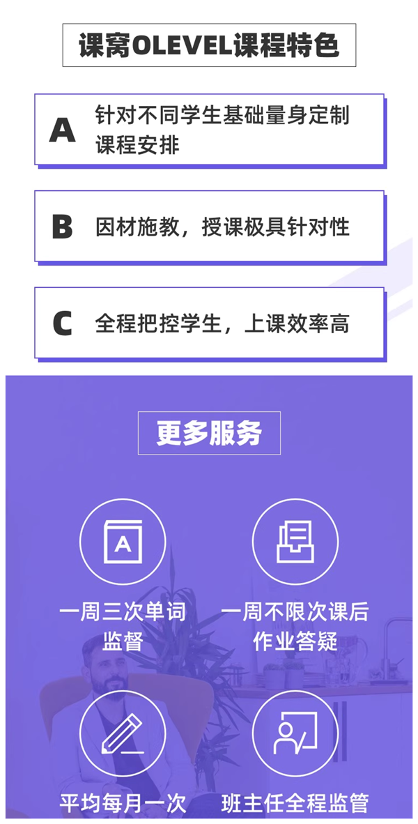 课窝O-Level线上一对一课程